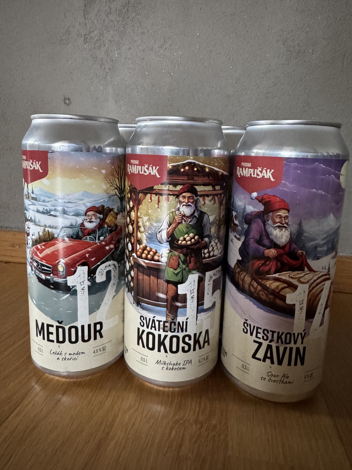 <strong>Tekuté vánoční dezerty od Rampušáka.</strong> Kokoska, švestkový závin a medové pivo, cukroví letos řeším po svém.