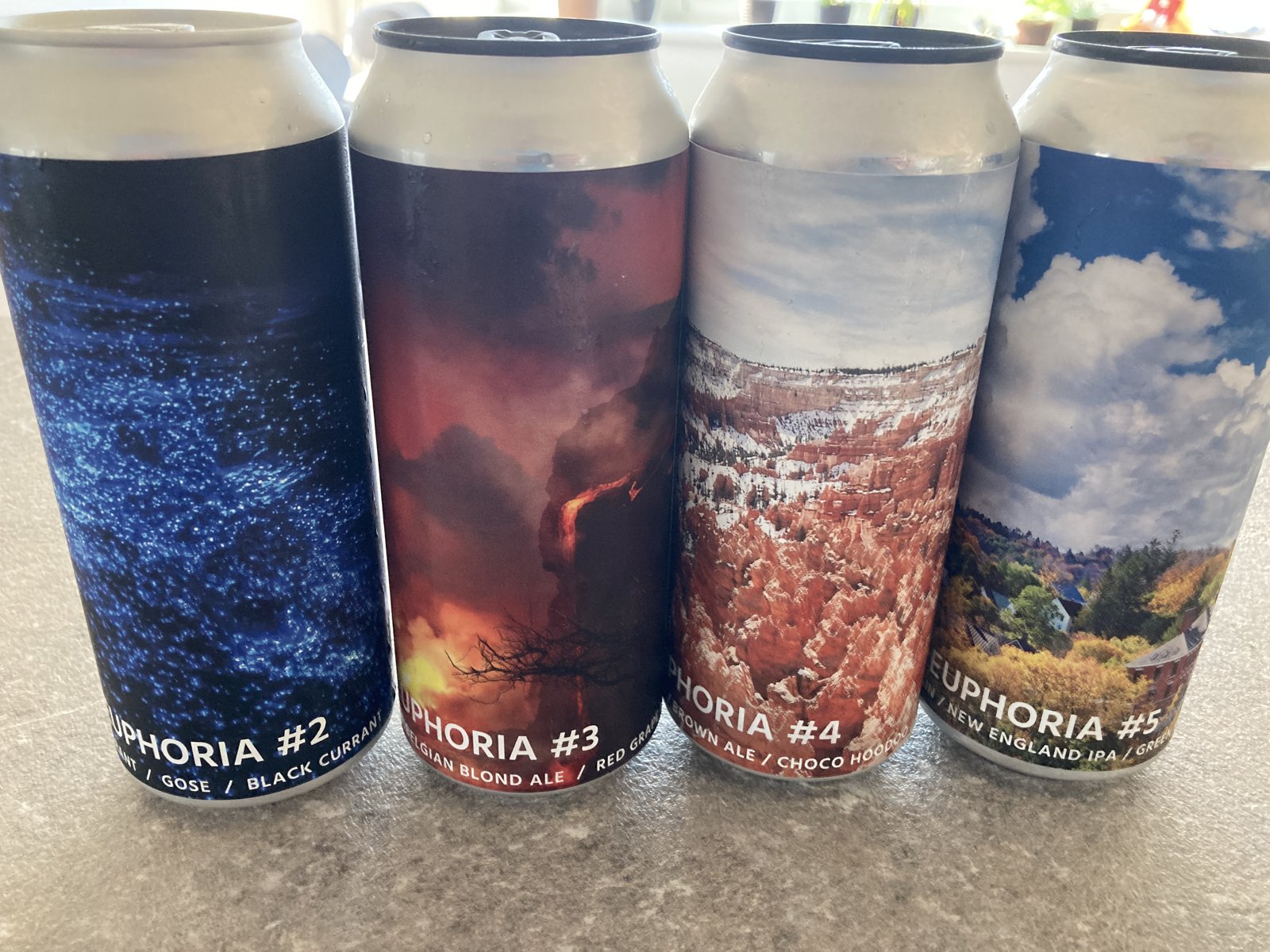 Kolekce piv Vik Euphoria různých pivních stylů