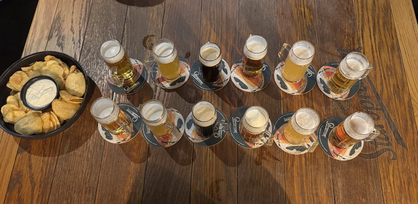 Degustační menu po prohlídce